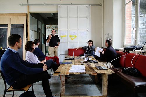 Groupe de travail sur la gouvernance de l'Hôtel Pasteur à Rennes. Juin 2017 - Crédit photo : Sylvia Fredriksson / Licence : CC BY